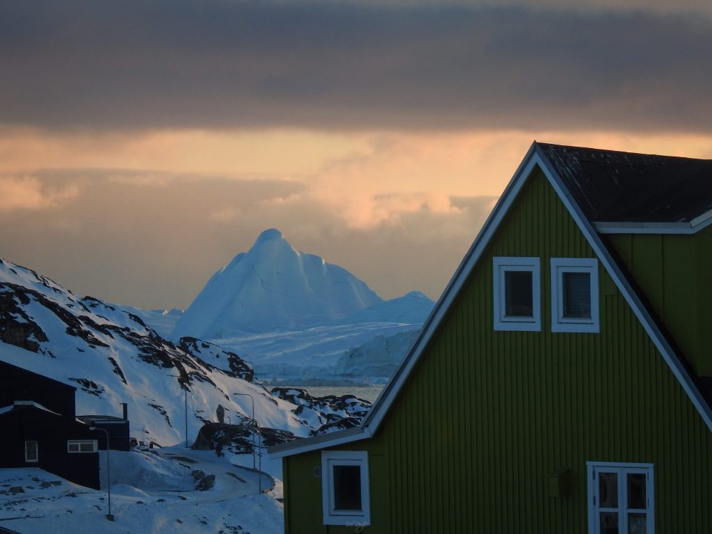 Lodge on the Kangia icefjord, Greenland